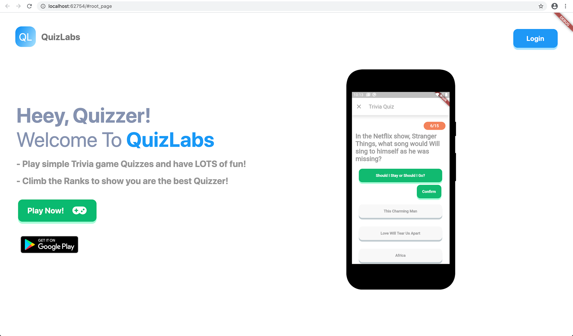 Github Hdalmora Quizlabs Flutter Mobile Web Quizlabs A Simple