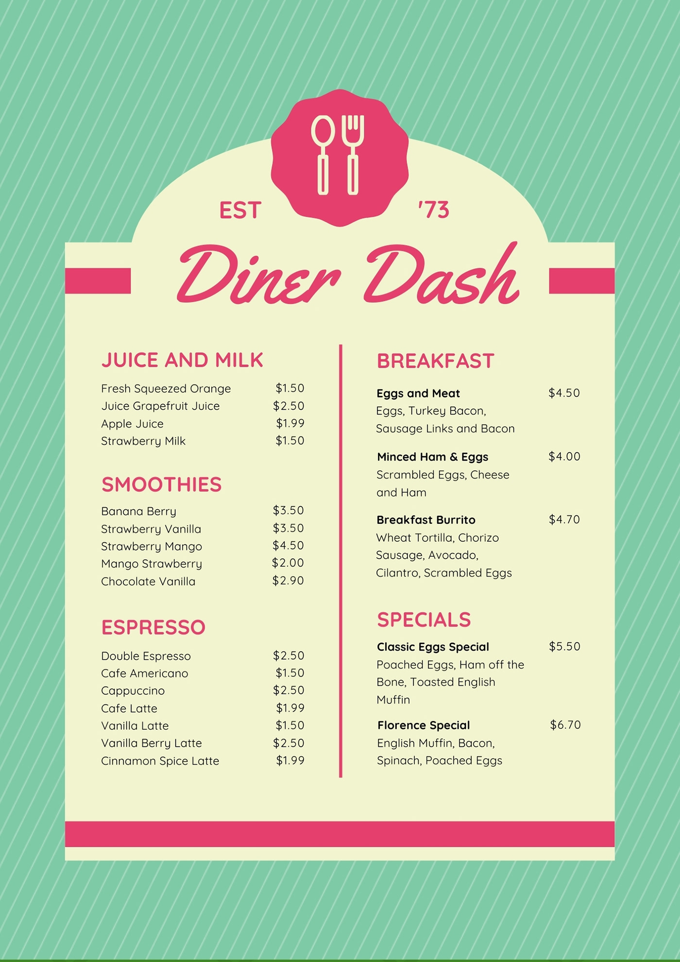 bar menu design food & beverage food menu design graphic design menu de...