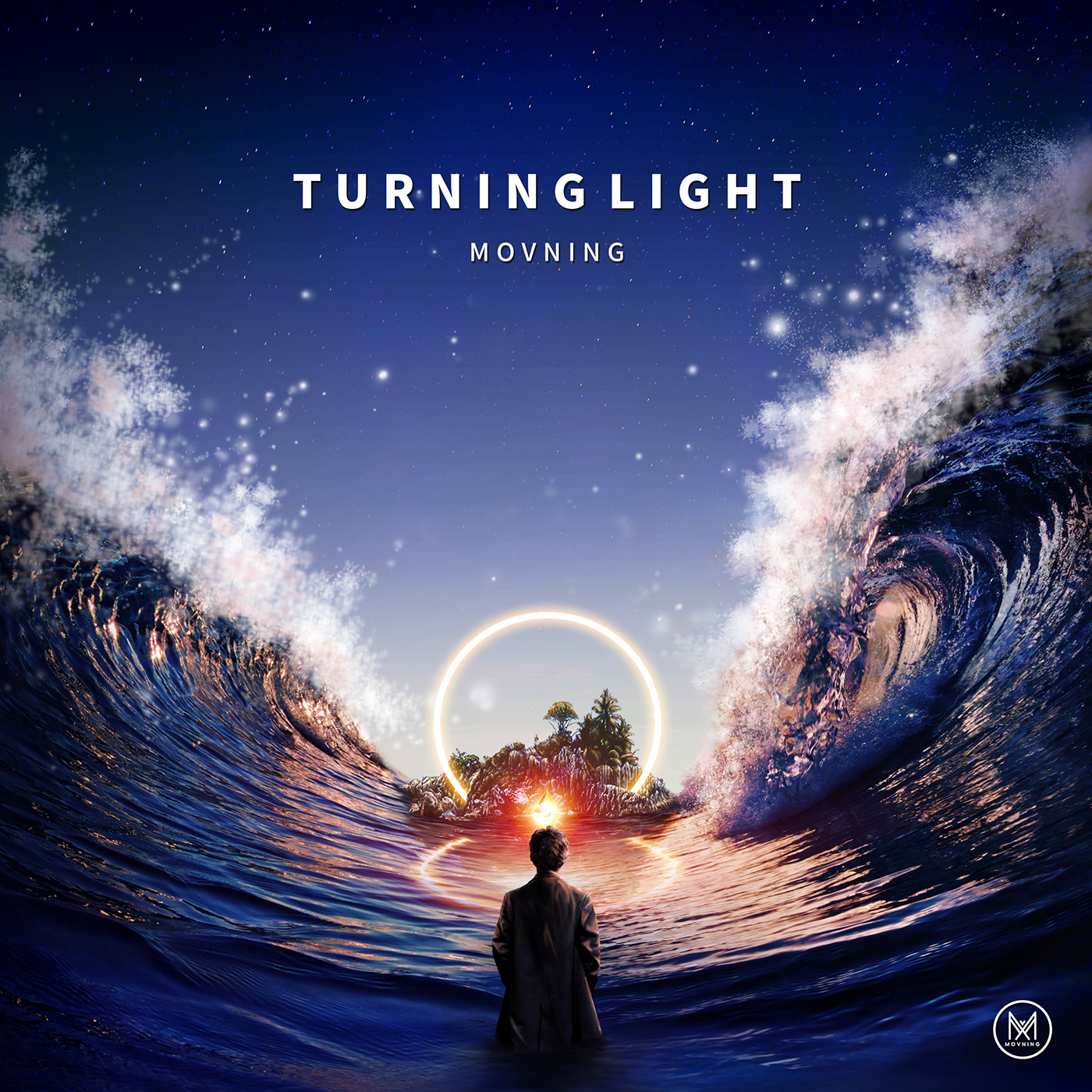 Will you turn the light. Turning Lights. MOVNING. Album Art.