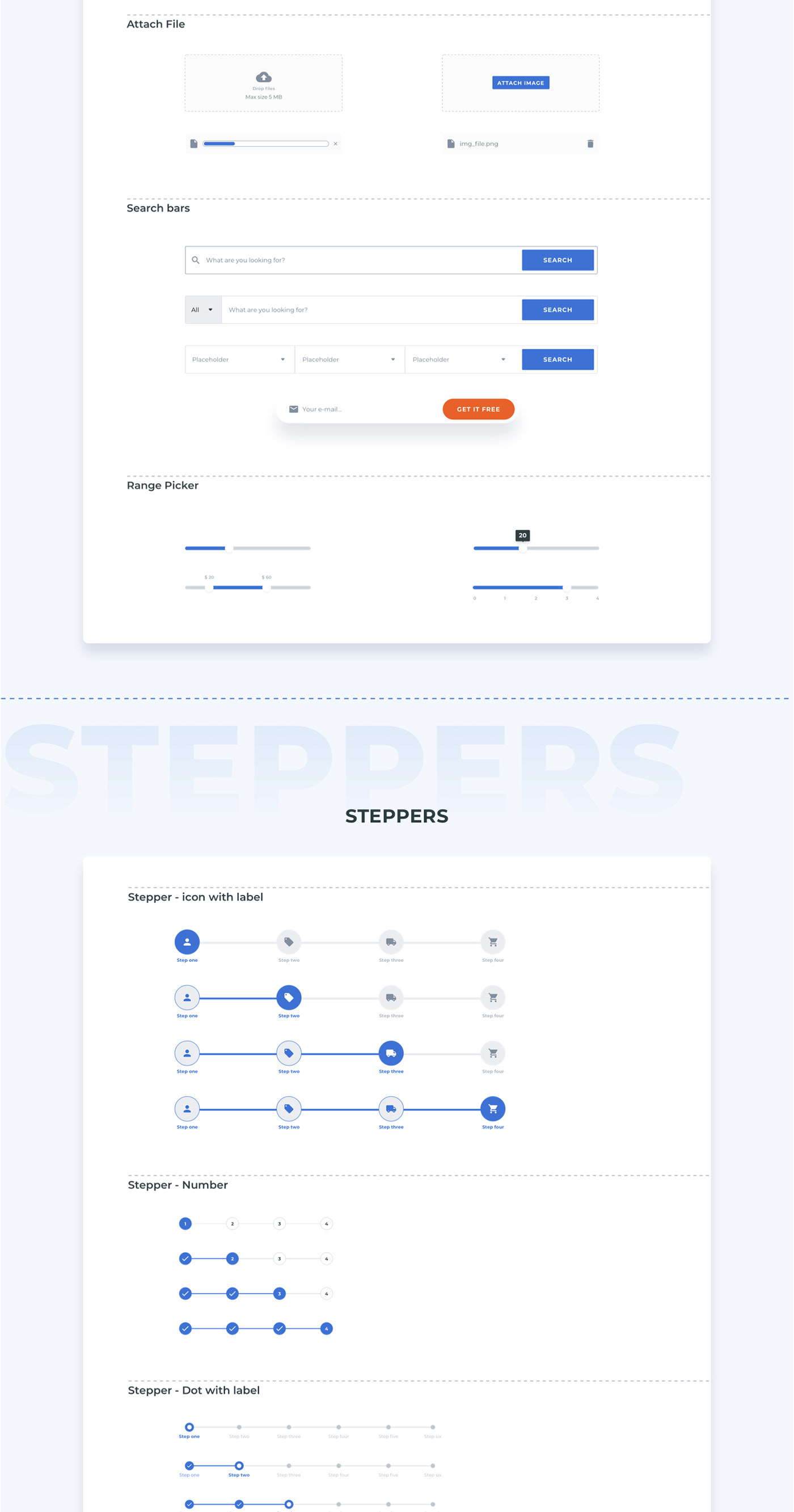 Elemento UI Kit - Components Library for Web - 16