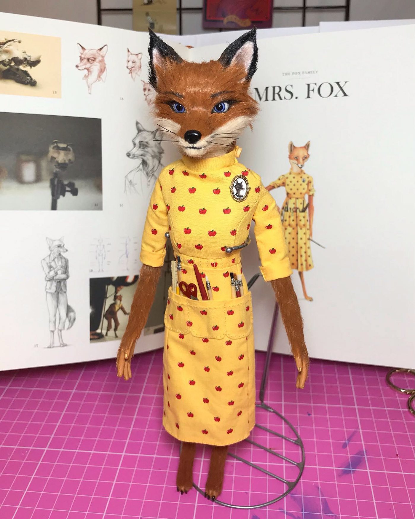Mrs. Fox Fantastic Mr. Fox Doll. 