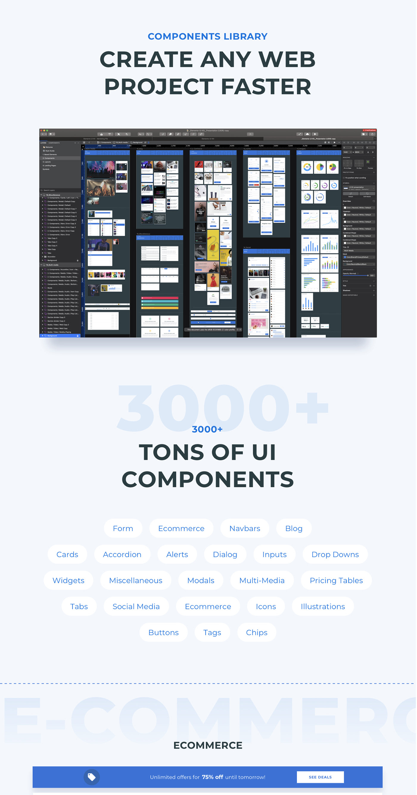 Elemento UI Kit - Components Library for Web - 2