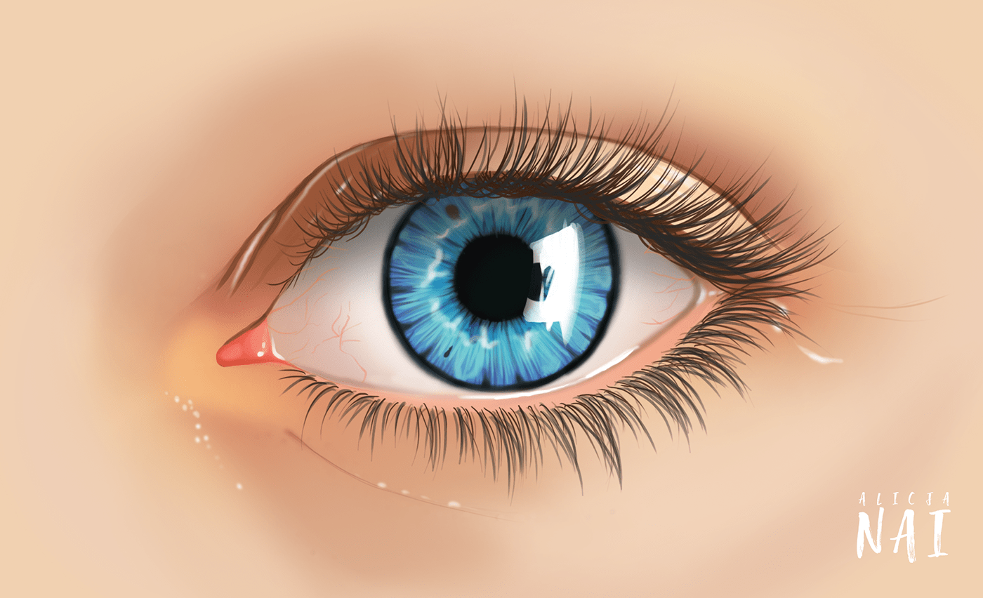 Глаза цифровой рисунок