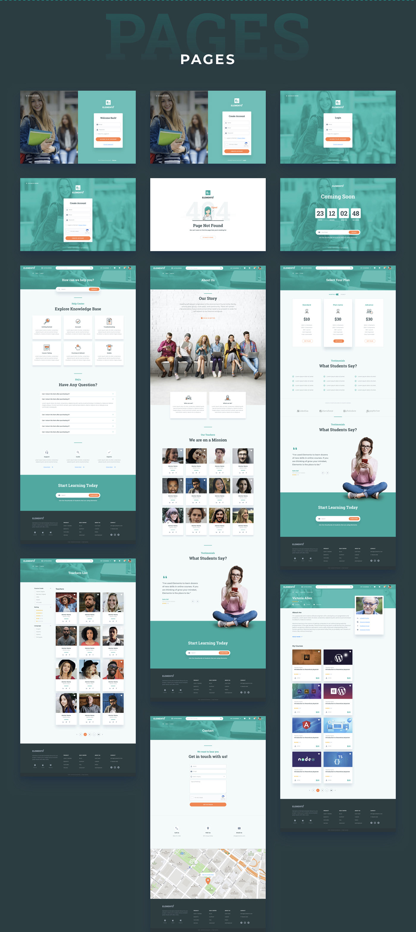 Elemento for Education - Sketch Template - 4