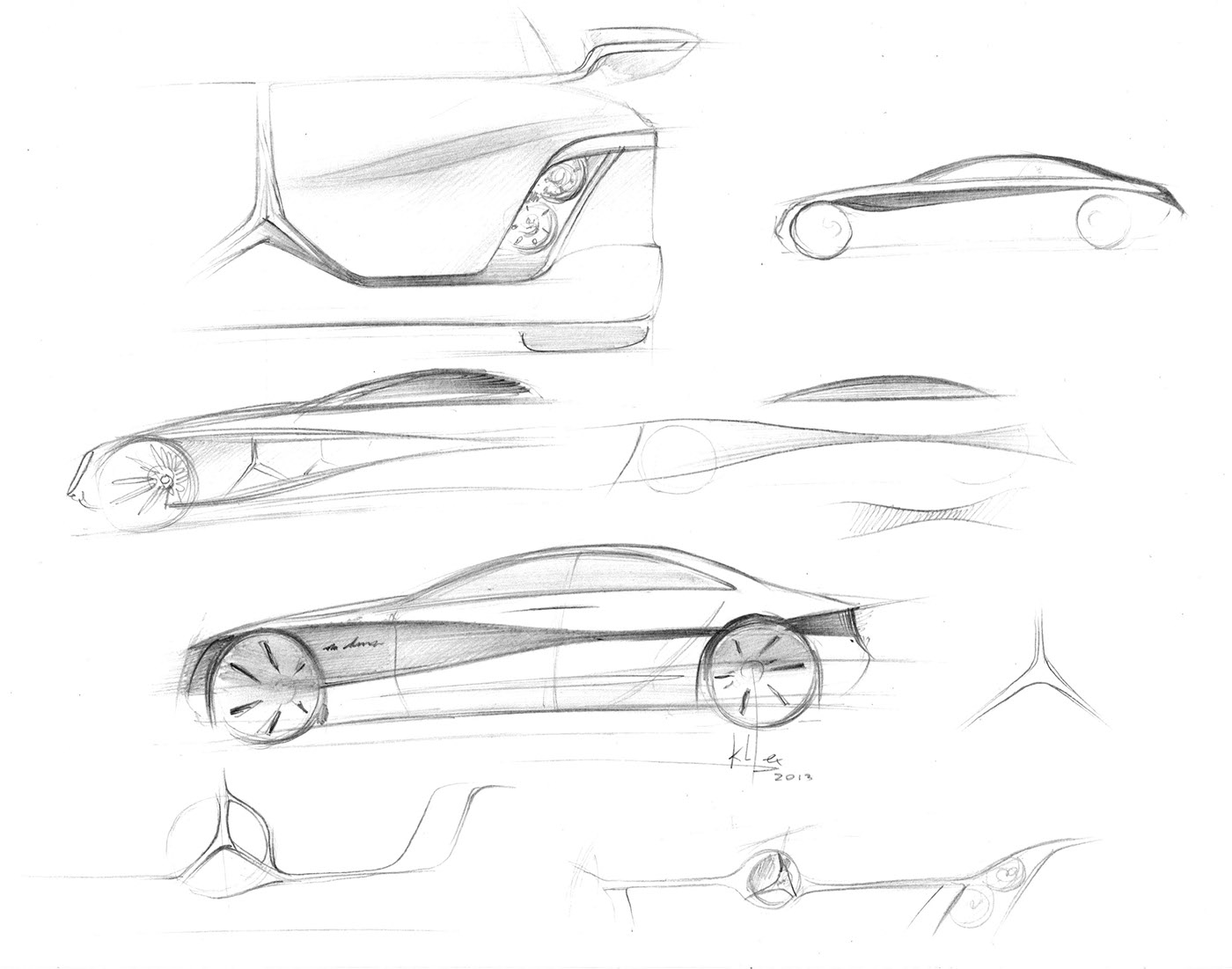 Mercedes Design Sketch
