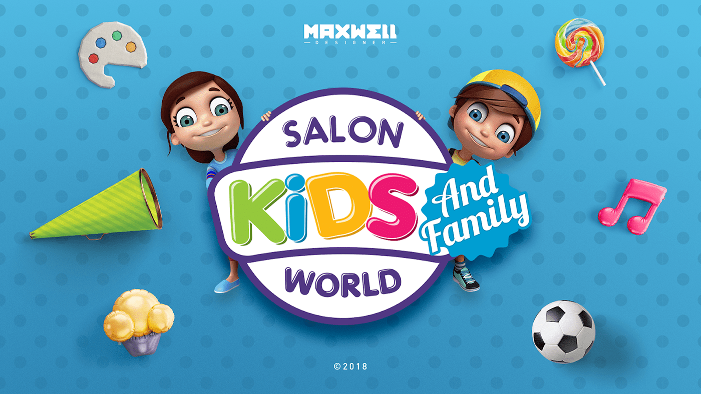 Kids world. Bolajon Kids logo.