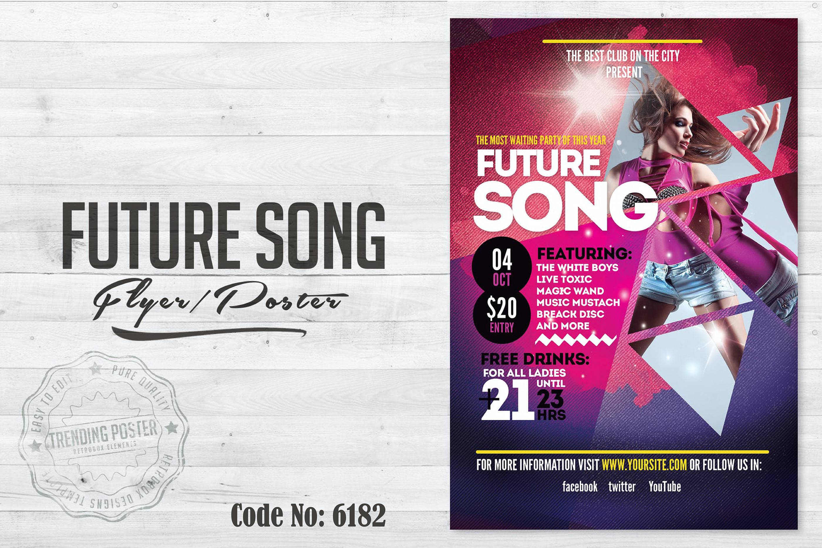 Future songs. Club Flyer. Flyer Song.