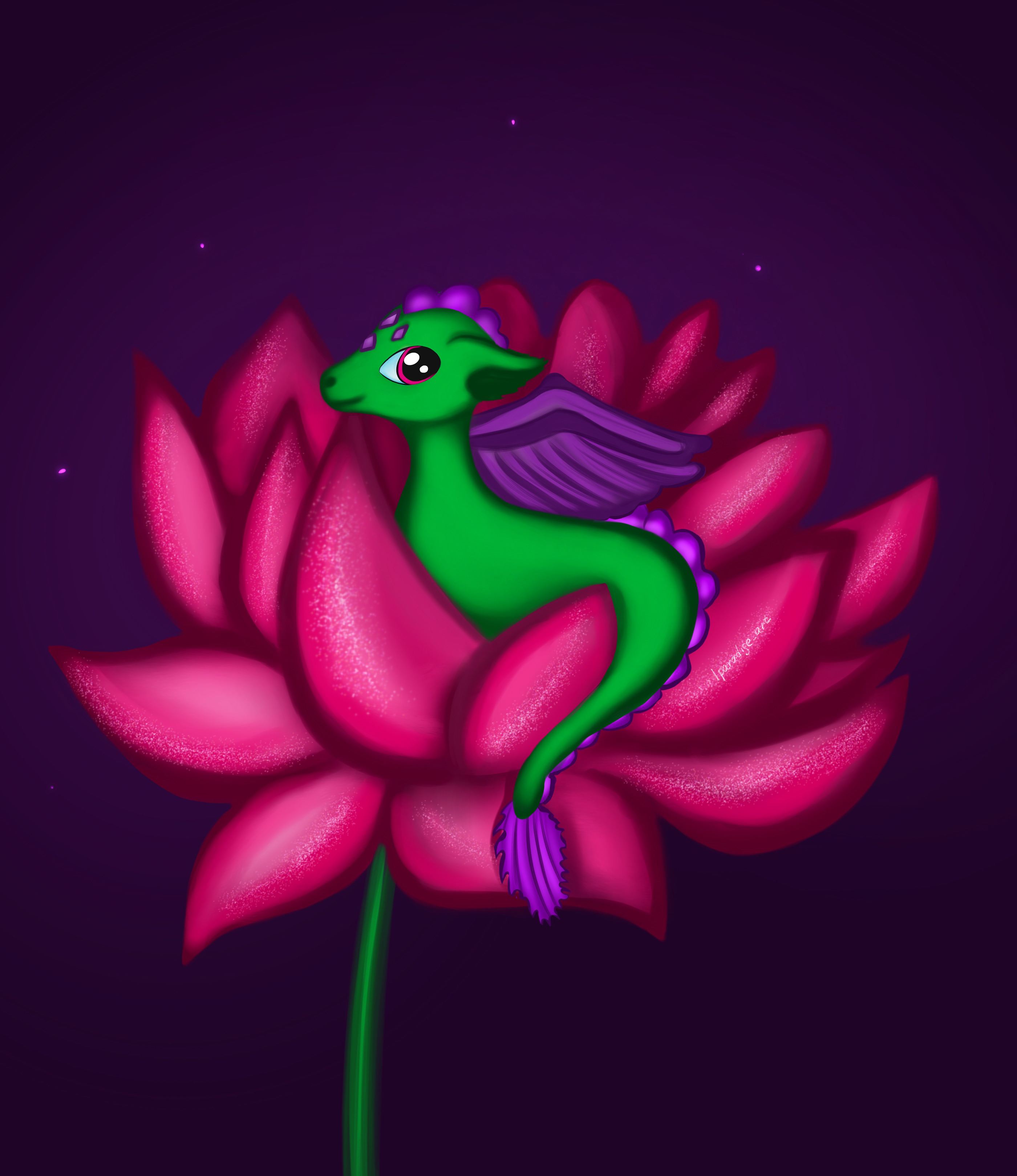 Цветочный дракон