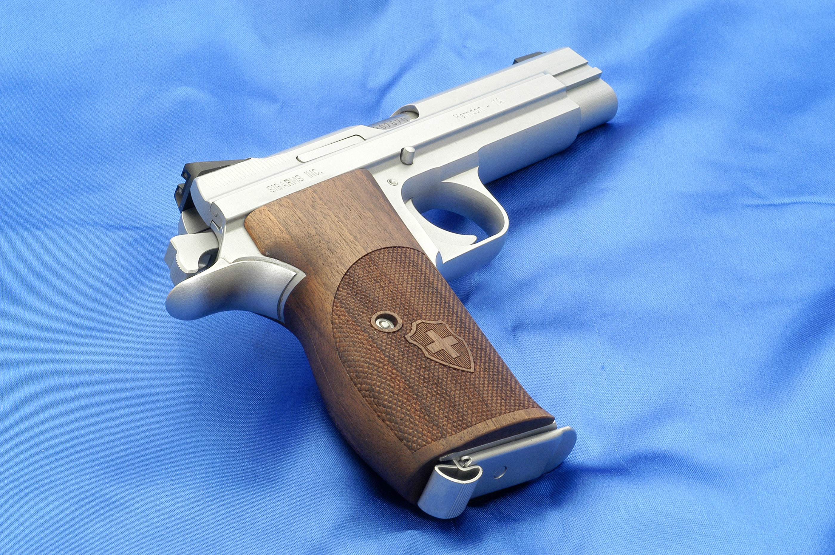 Sig P210-2 with Nill grips.