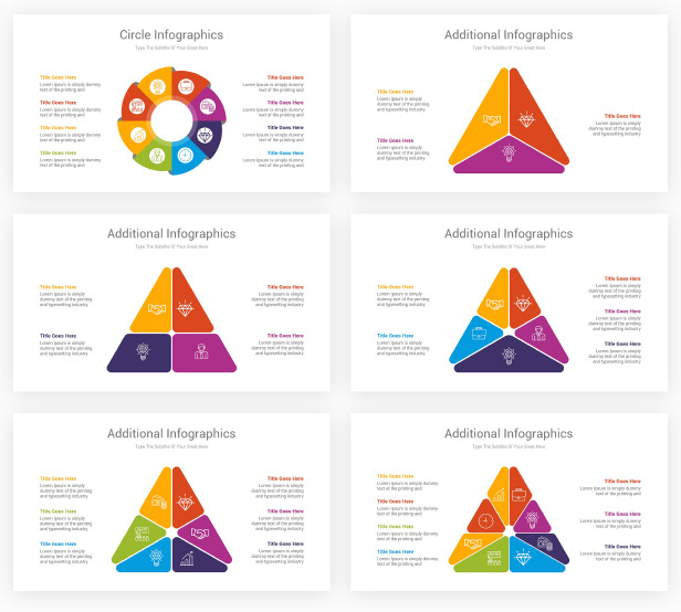 Circle Infographics PowerPoint and Illustrator Diagrams - 3