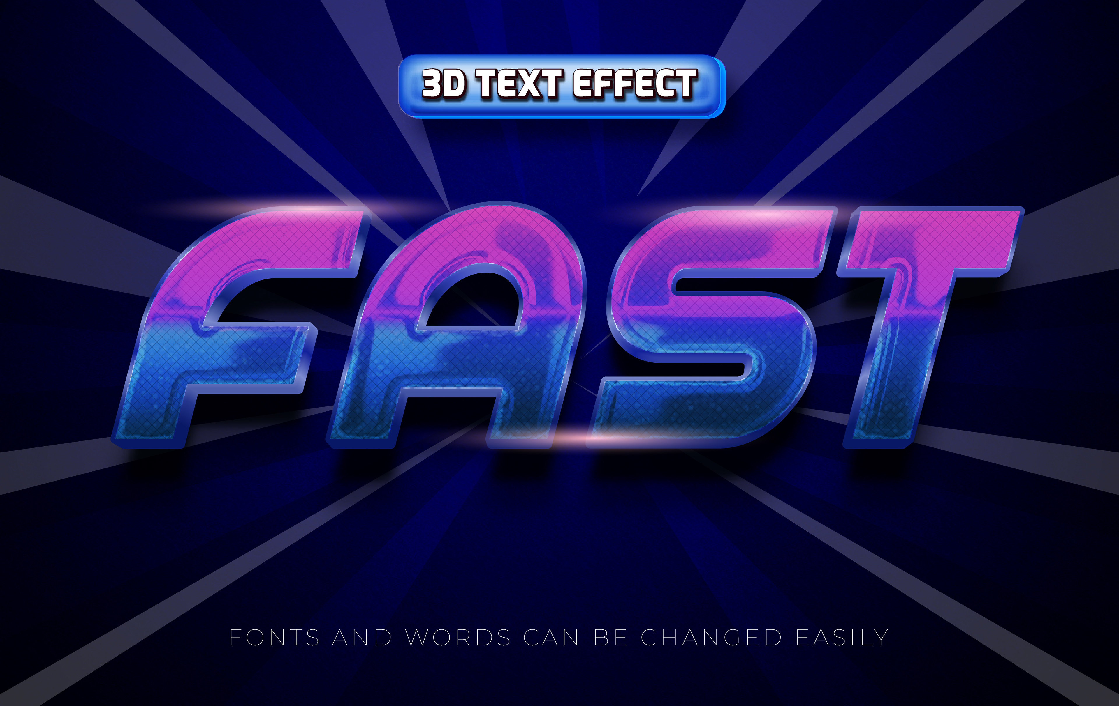Speed font.