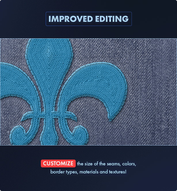 Realistic Embroidery - Photoshop Plugin - 3