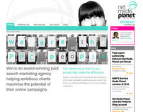 Net Media Planet website redesign 2010
