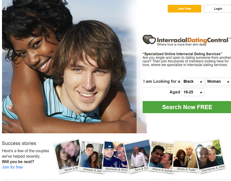 Interracialdatingcentral wyszukiwarka randek międzyrasowych wyszukiwanie członków