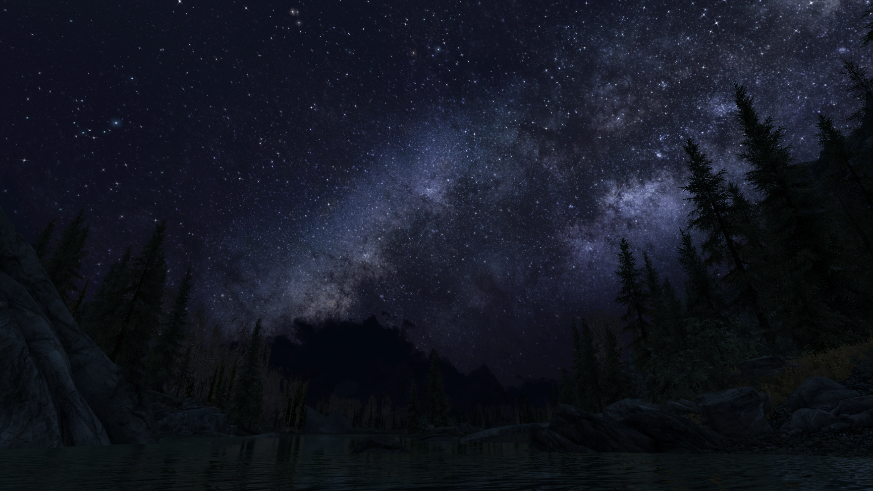 Starry Night sky. 